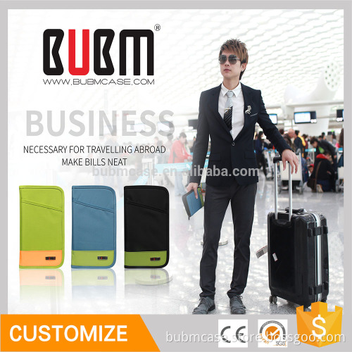 Shenzhen supplier fashional BUBM soft small travel wallet
